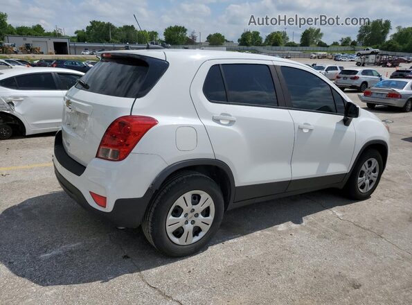 KL7CJKSB5JB527555 2018 CHEVROLET TRAX White Задня права чверть
