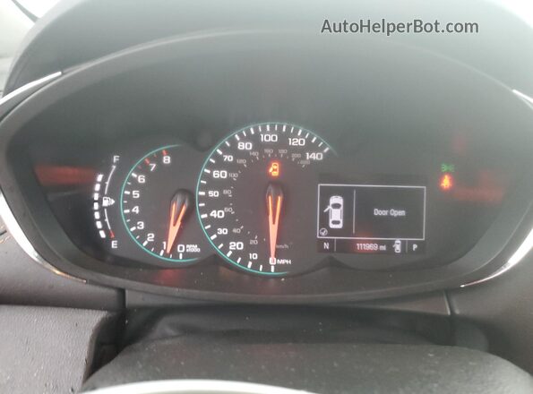 KL7CJLSB6JB719010 2018 CHEVROLET TRAX Gray Vista del cuadro de instrumentos