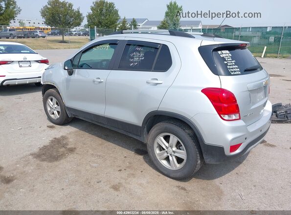 KL7CJPSB8MB344569 2021 CHEVROLET TRAX Silver Задня ліва чверть