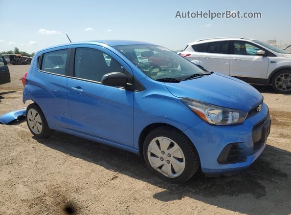 KL8CB6SA0JC475754 2018 CHEVROLET SPARK Blue Przód prawy
