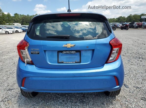 KL8CB6SA1JC433318 2018 CHEVROLET SPARK Blue Вид ззаду
