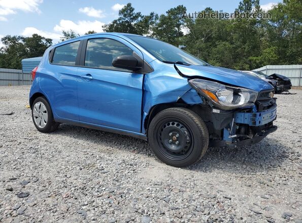 KL8CB6SA1JC433318 2018 CHEVROLET SPARK Blue Передня права чверть