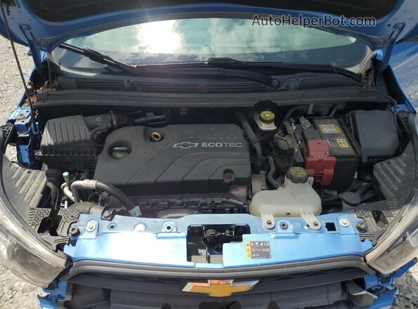 KL8CB6SA1JC433318 2018 CHEVROLET SPARK Blue Вид задньої частини салону