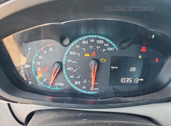 KL8CC6SA7JC470483 2018 CHEVROLET SPARK White ხელსაწყოთა პანელის ხედი