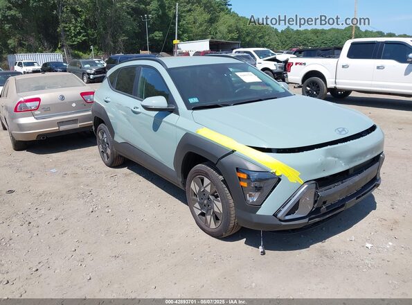 KM8HBCAB2SU280283 2025 HYUNDAI KONA Зеленый Передняя правая четверть