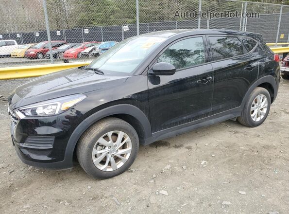 KM8J2CA47MU388548 2021 HYUNDAI TUCSON Черный Передняя левая четверть