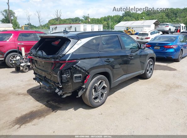 KM8JCCD12RU217728 2024 HYUNDAI TUCSON HYBRID Черный Задняя правая четверть