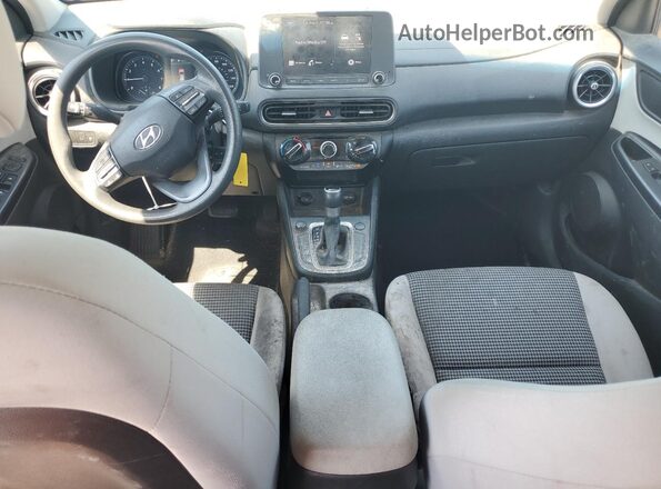 KM8K22AB1PU961736 2023 HYUNDAI KONA Blue წინა პანელის ხედი