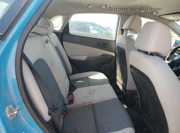 KM8K22AB1PU961736 2023 HYUNDAI KONA Blue უკანა სავარძლების ხედი