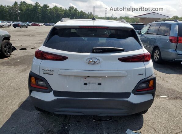 KM8K2CAA9JU071229 2018 HYUNDAI KONA White Հետևի տեսք