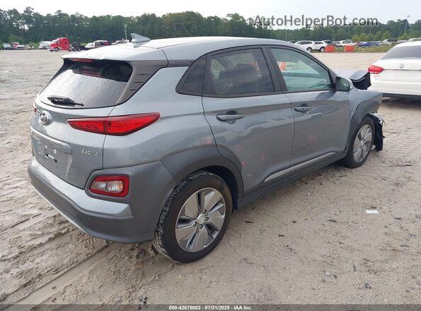 KM8K33AG1MU099001 2021 HYUNDAI KONA ELECTRIC Silver Rear right