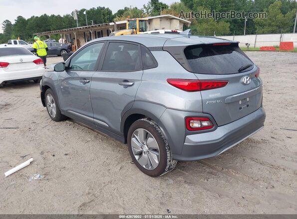 KM8K33AG1MU099001 2021 HYUNDAI KONA ELECTRIC Silver Rear left