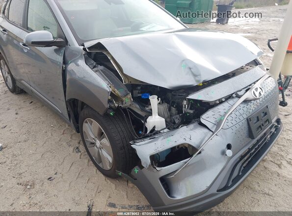 KM8K33AG1MU099001 2021 HYUNDAI KONA ELECTRIC Silver Front view
