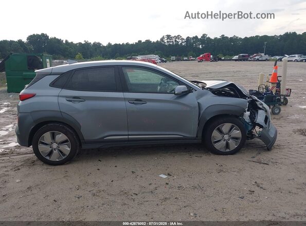 KM8K33AG1MU099001 2021 HYUNDAI KONA ELECTRIC Silver Rear interior view