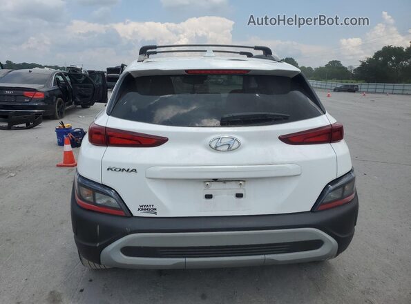 KM8K62AB1PU048463 2023 HYUNDAI KONA Белый Вид сзади