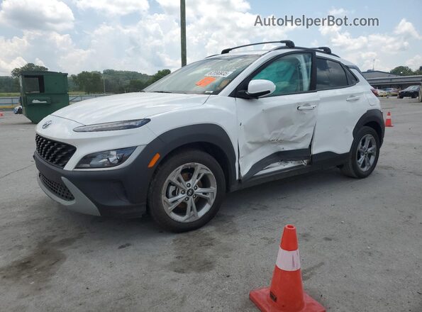 KM8K62AB1PU048463 2023 HYUNDAI KONA Белый Передняя левая четверть