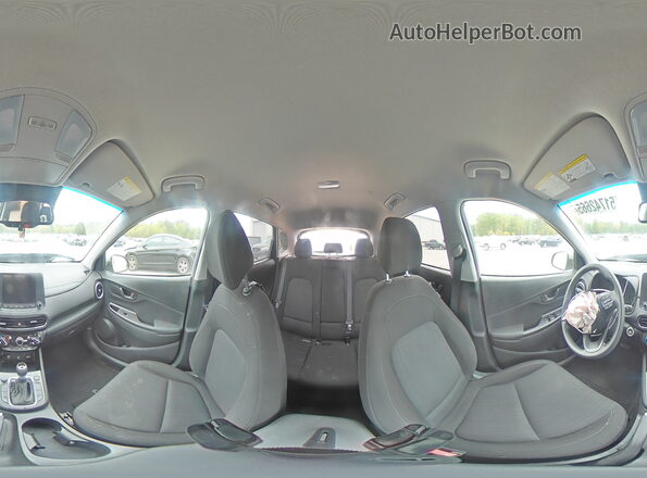KM8K62AB2PU956310 2023 HYUNDAI KONA Gray Vista de la etiqueta del VIN