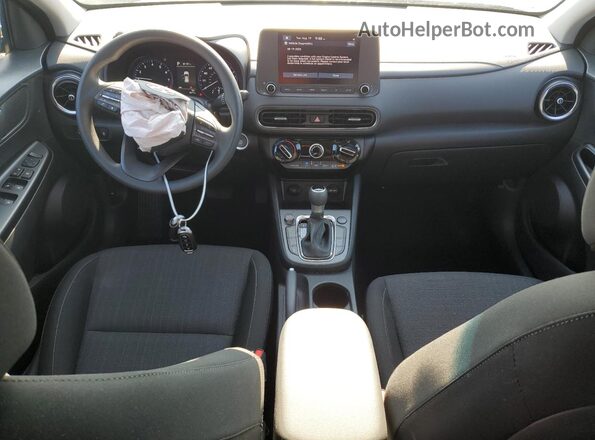KM8K62AB8PU048363 2023 HYUNDAI KONA Black Dashboard view