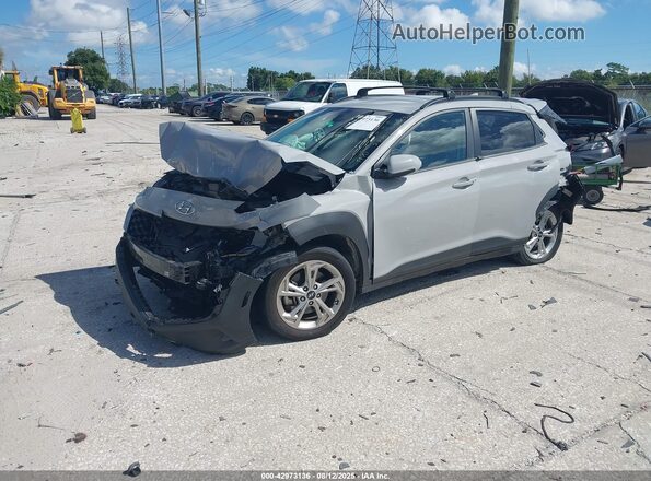 KM8K6CAB0PU007103 2023 HYUNDAI KONA Gray Առջևի ձախ երեք քառորդ տեսարան