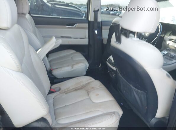 KM8R44HE2MU185598 2021 HYUNDAI PALISADE Gray Vista de la etiqueta del VIN