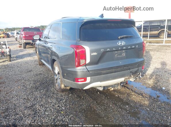KM8R44HE2MU185598 2021 HYUNDAI PALISADE Gray Vista frontal