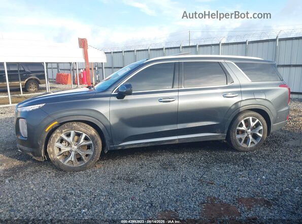 KM8R44HE2MU185598 2021 HYUNDAI PALISADE Gray Vista interior de 360 grados