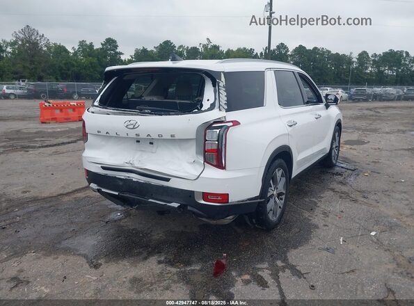 KM8R44HE9MU264461 2021 HYUNDAI PALISADE Белый Задняя правая четверть