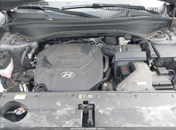 KM8R5DHE8MU287193 2021 HYUNDAI PALISADE Бирюзовый Вид сзади