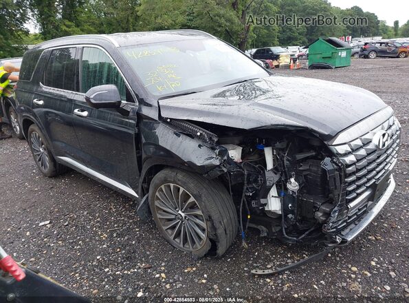 KM8R7DGE8PU622839 2023 HYUNDAI PALISADE Черный Передняя правая четверть