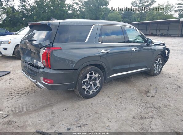 KM8R7DHE6MU246863 2021 HYUNDAI PALISADE Gray Задня права чверть
