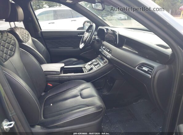 KM8R7DHE6MU246863 2021 HYUNDAI PALISADE Gray Вид салону спереду