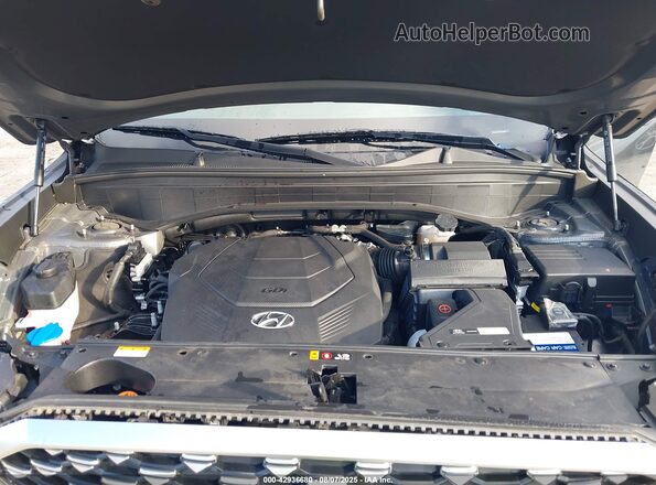 KM8R7DHE6MU246863 2021 HYUNDAI PALISADE Gray Вид ззаду