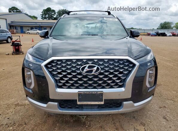 KM8R7DHE9MU240412 2021 HYUNDAI PALISADE Black Դիմացի տեսք