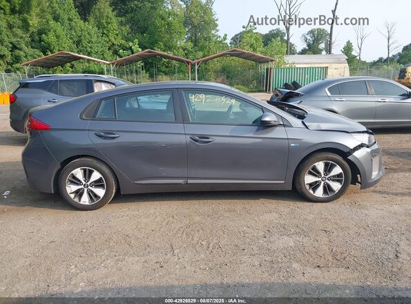 KMHC65LD1KU105838 2019 HYUNDAI IONIQ PLUG-IN HYBRID Серый Вид задней части салона