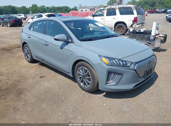 KMHC85LJ3LU061293 2020 HYUNDAI IONIQ ELECTRIC Серый Передняя правая четверть