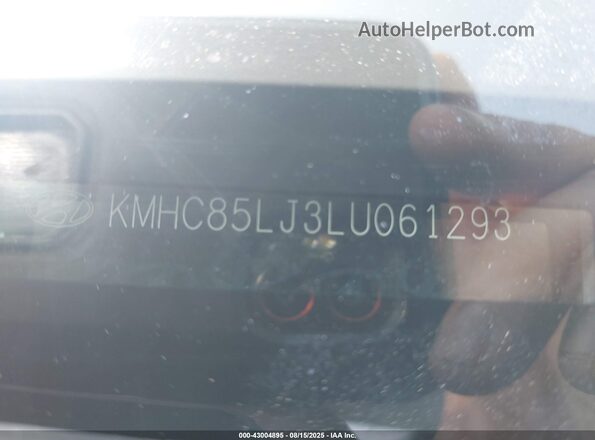 KMHC85LJ3LU061293 2020 HYUNDAI IONIQ ELECTRIC Серый Вид подкапотного пространства