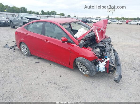 KMHCT4AEXHU194154 2017 HYUNDAI ACCENT Red Передня права чверть