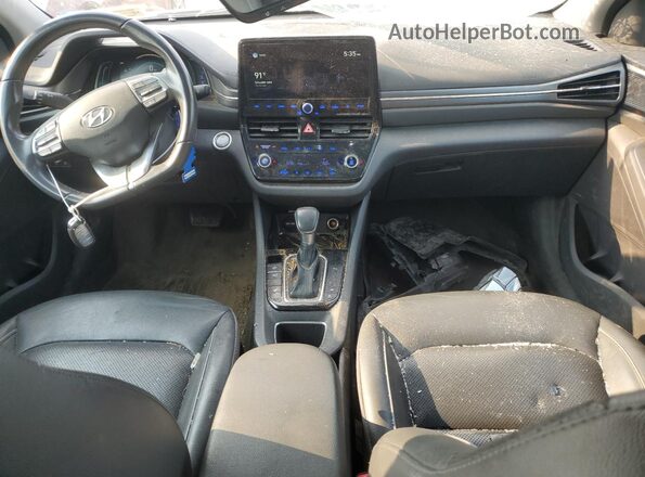 KMHCX5LD5LU225317 2020 HYUNDAI IONIQ White Dashboard view