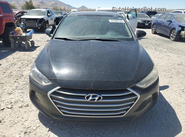 KMHD74LF4JU543376 2018 HYUNDAI ELANTRA Черный Вид спереди