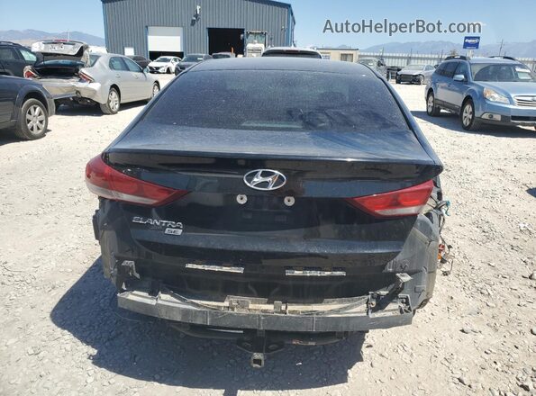 KMHD74LF4JU543376 2018 HYUNDAI ELANTRA Черный Вид сзади