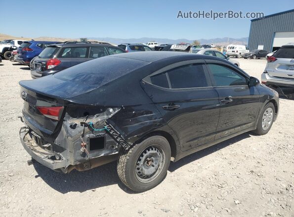 KMHD74LF4JU543376 2018 HYUNDAI ELANTRA Черный Задняя правая четверть