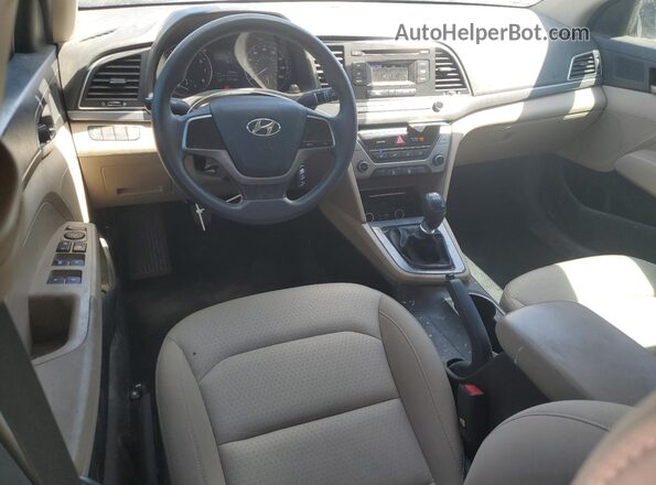 KMHD74LF4JU543376 2018 HYUNDAI ELANTRA Черный Вид панели приборов