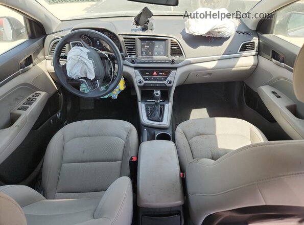 KMHD84LF2JU535757 2018 HYUNDAI ELANTRA Gray Вид панелі приладів
