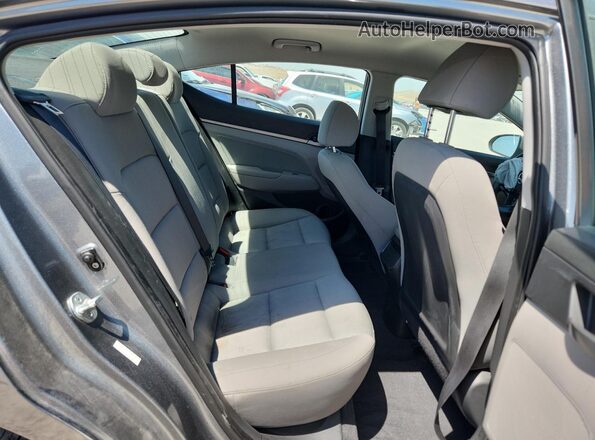 KMHD84LF2JU535757 2018 HYUNDAI ELANTRA Gray Вид задніх сидінь