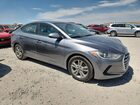2018 Hyundai Elantra Sel Gray vin: KMHD84LF2JU535757