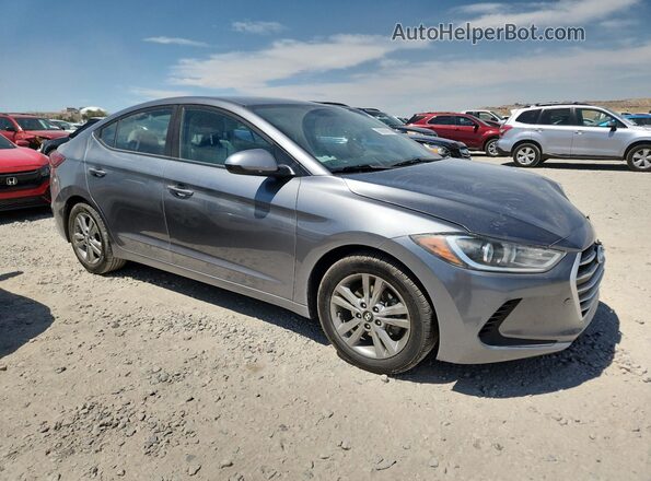 KMHD84LF2JU535757 2018 HYUNDAI ELANTRA Gray Передня права чверть