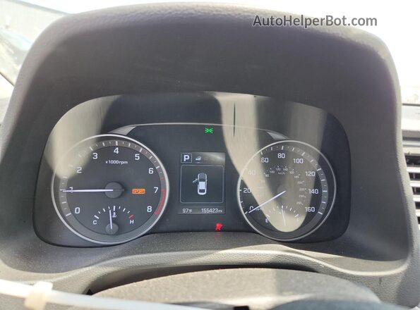 KMHD84LF2JU535757 2018 HYUNDAI ELANTRA Gray Вид щитка приладів