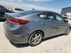 2018 Hyundai Elantra Sel Gray vin: KMHD84LF2JU535757