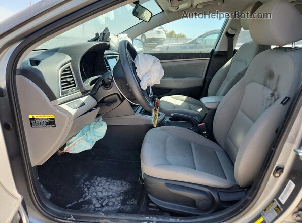 KMHD84LF2JU535757 2018 HYUNDAI ELANTRA Gray Вид салону спереду