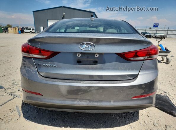 KMHD84LF2JU535757 2018 HYUNDAI ELANTRA Gray Вид ззаду
